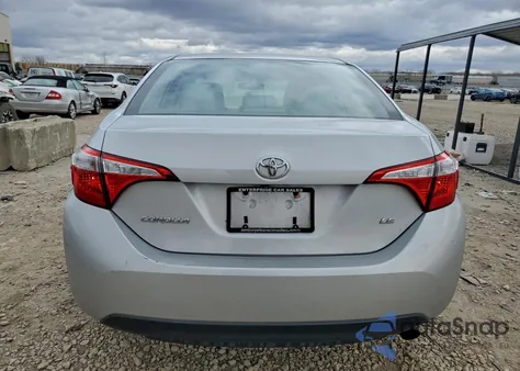 2016 Toyota Corolla L z USA, uszkodzony, nr VIN 2T1BURHE9GC604227